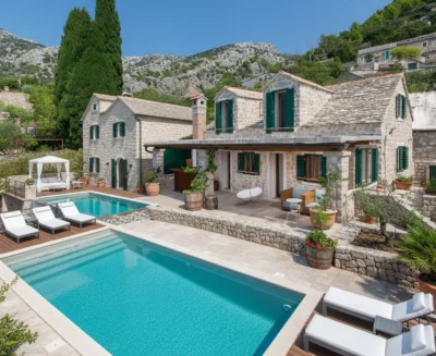 Authentic Stone Estate With Panoramic Sea Views In Brač – Exceptional Investment Or Private Retreat