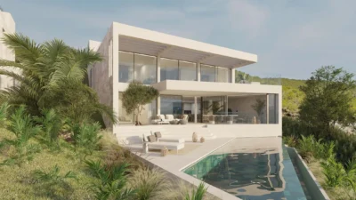 Stylish Villa With Sea Views In Camp De Mar