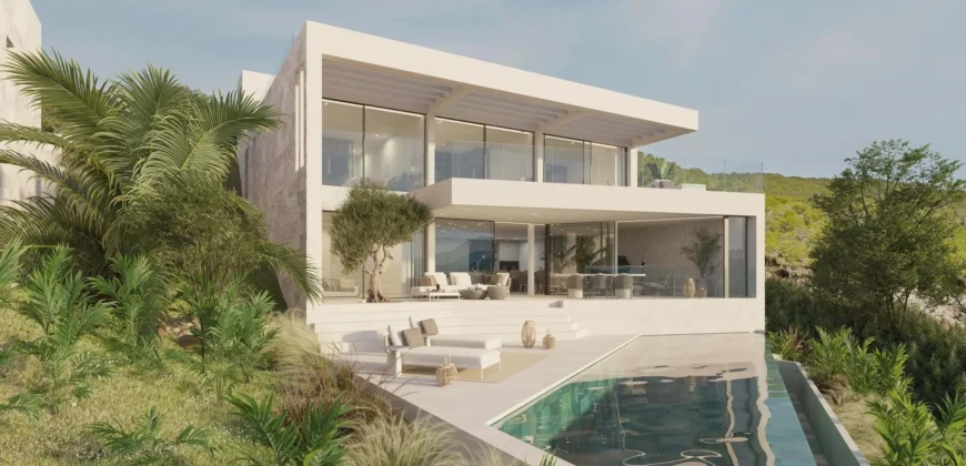 Stylish Villa With Sea Views In Camp De Mar